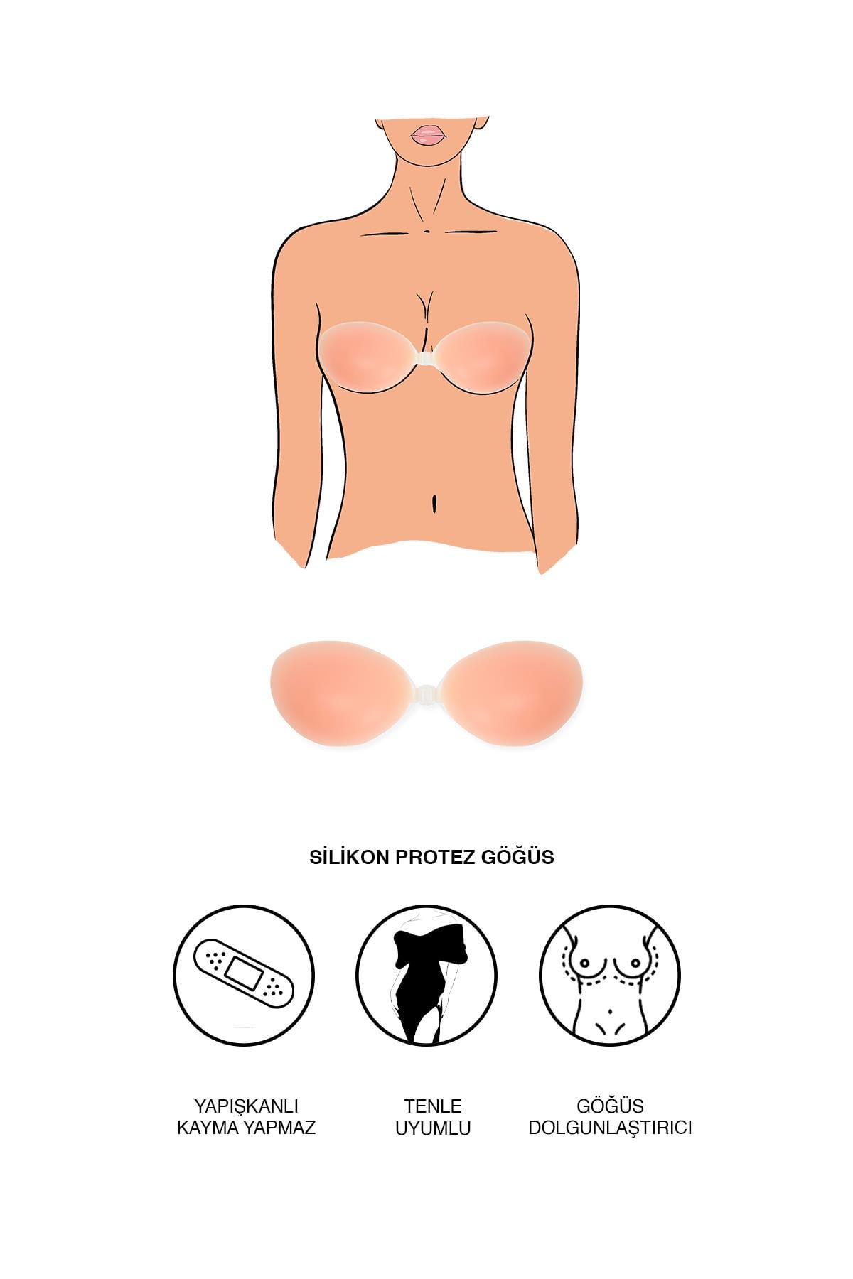 Camasircity 7015 Prosthetic Breast Skin