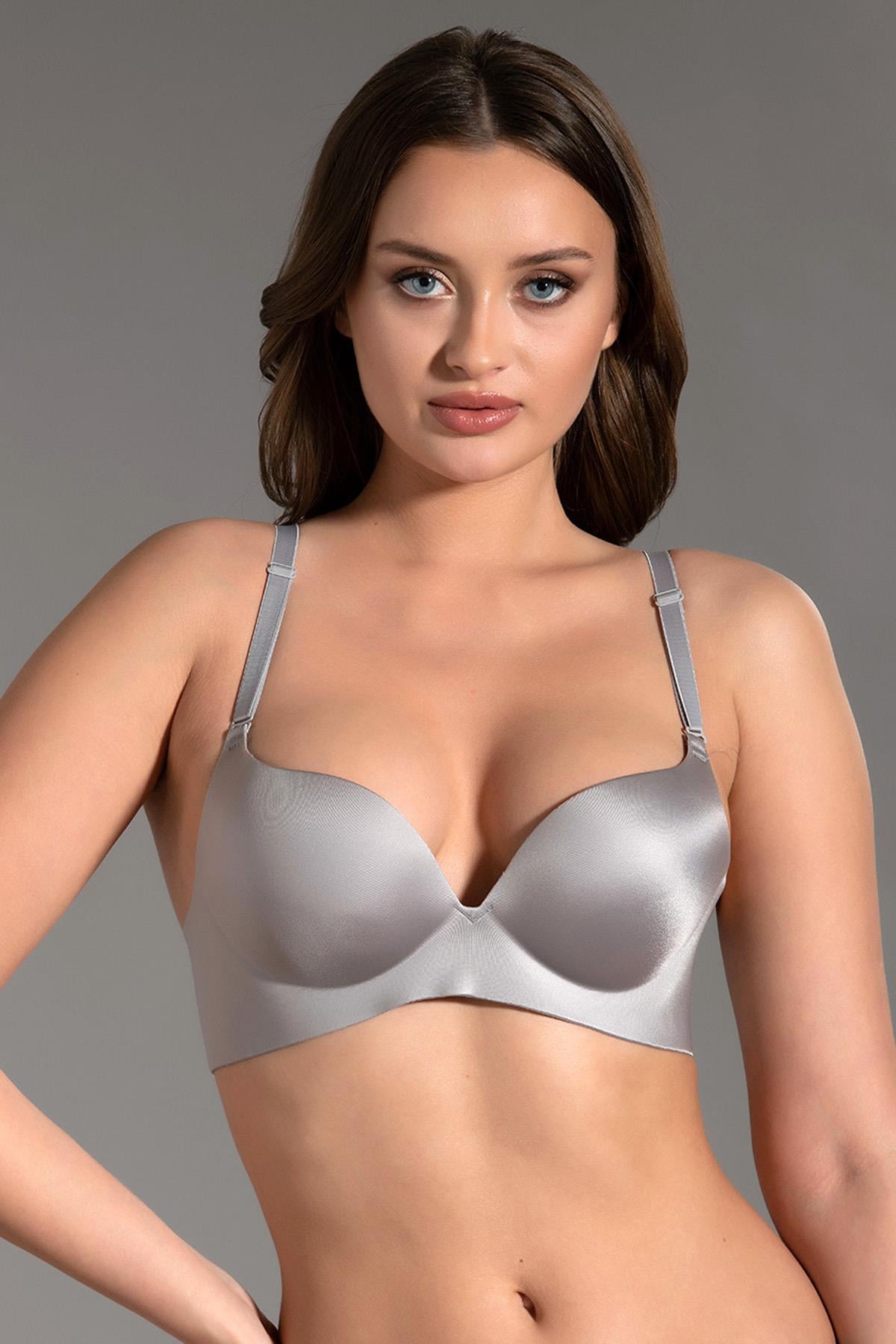 C&City Push Up Laser Bra C16045 Grey