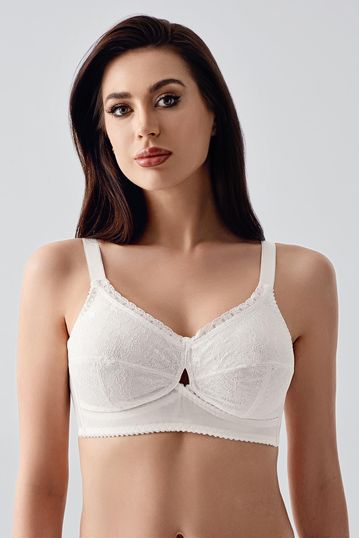 C&City Minimizer Bra with Tulle Detail C12306 Ecru