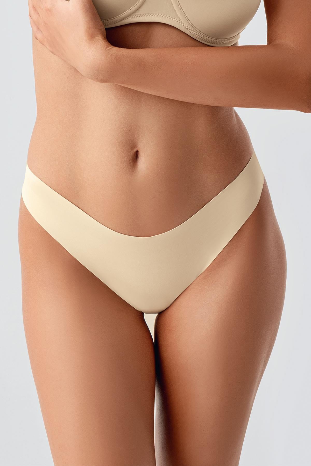 Non-Slip Waist Laser Brazilian Briefs C19204 Skin