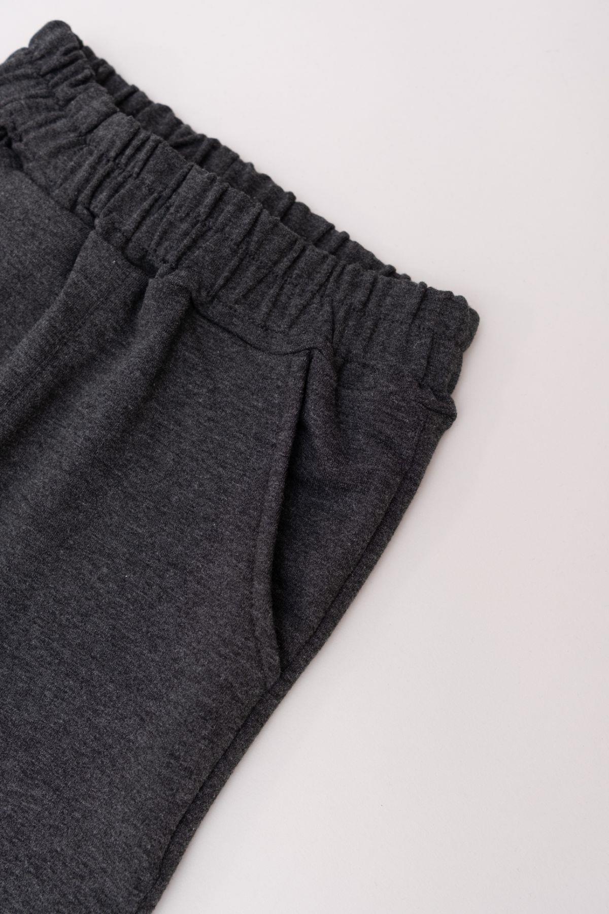 Girl Child Elastic Waist Sweatpants 760 Anthracite
