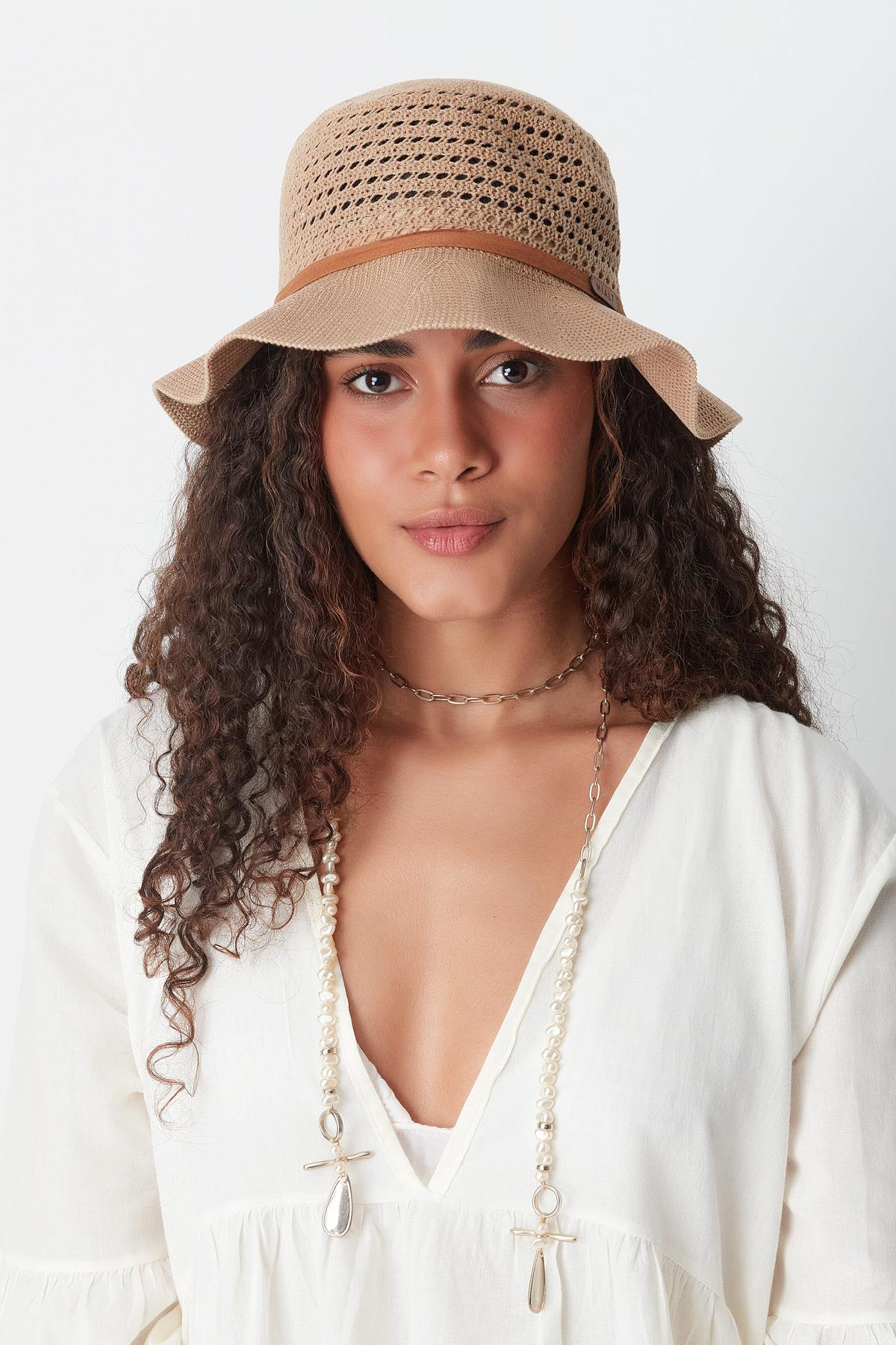 Mercerized Beach Hat T24740-17 