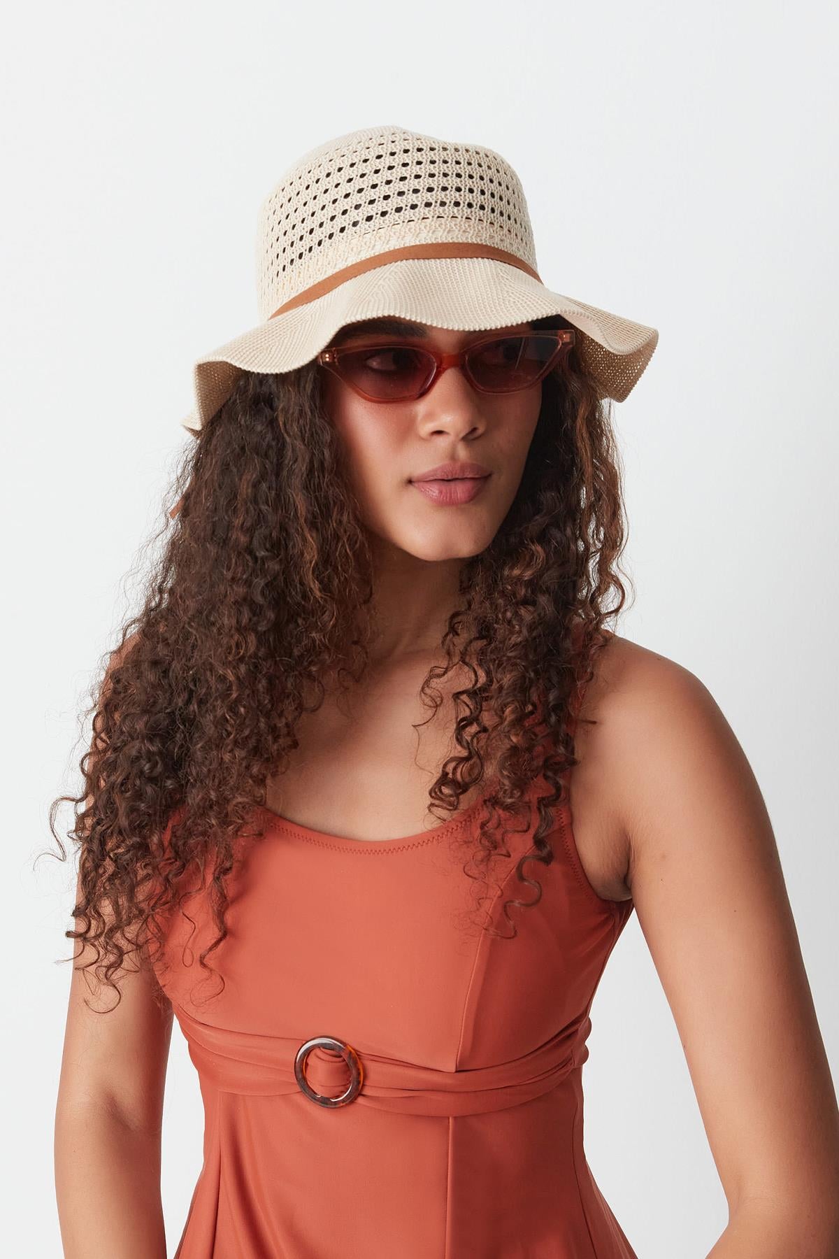 Mercerized Beach Hat T24740-17 