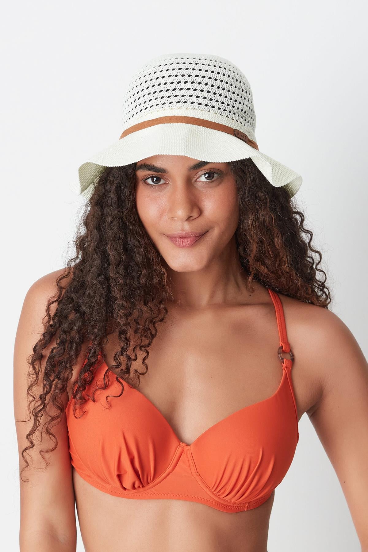 Mercerized Beach Hat T24740-17 White